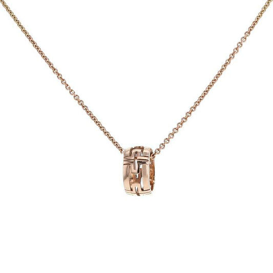 [Charm Aries Jewelry]PARENTESI NECKLACE PINK GOLD