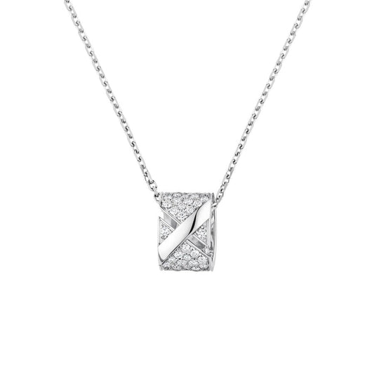 [Charm Aries Jewelry]LIENS EVIDENCE DIAMOND PAVED NECKLACE