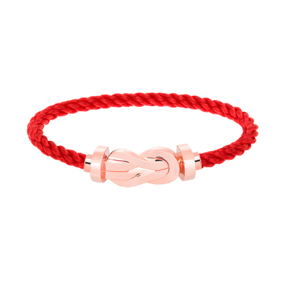 [Charm Aries Jewelry]CHANCE LARGE 8 FIGURE BUCKLE NO DIAMOND BRACELET ROSE GOLD