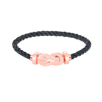 [Charm Aries Jewelry]CHANCE LARGE 8 FIGURE BUCKLE NO DIAMOND BRACELET ROSE GOLD