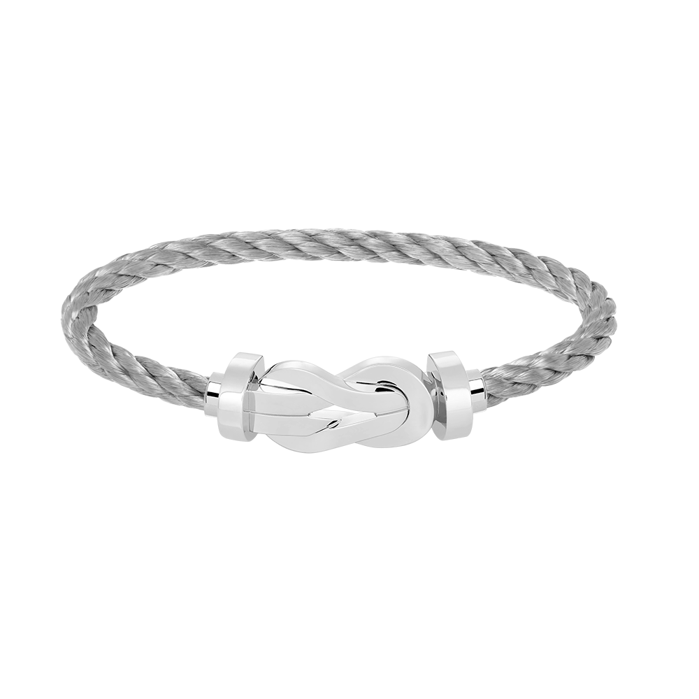 [Charm Aries Jewelry]CHANCE LARGE 8 FIGURE BUCKLE NO DIAMOND BRACELET SILVER