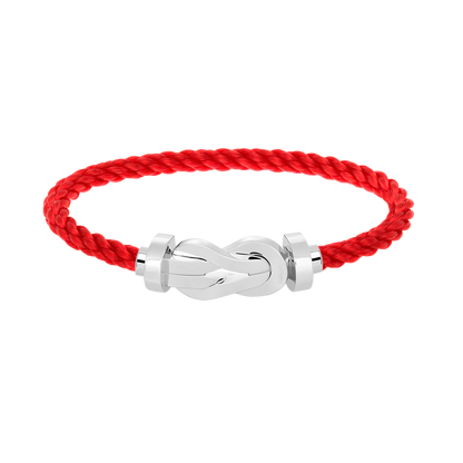 [Charm Aries Jewelry]CHANCE LARGE 8 FIGURE BUCKLE NO DIAMOND BRACELET SILVER