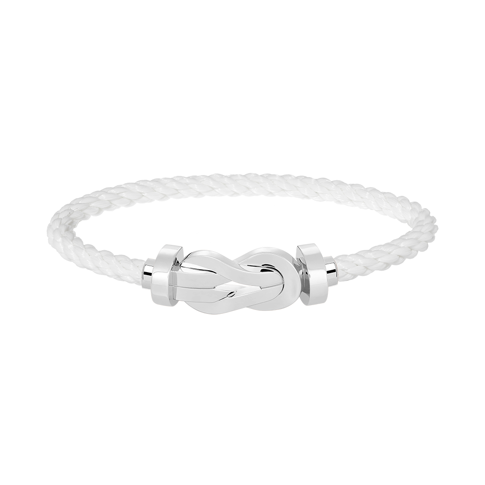 [Charm Aries Jewelry]CHANCE LARGE 8 FIGURE BUCKLE NO DIAMOND BRACELET SILVER
