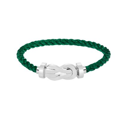 [Charm Aries Jewelry]CHANCE LARGE 8 FIGURE BUCKLE NO DIAMOND BRACELET SILVER