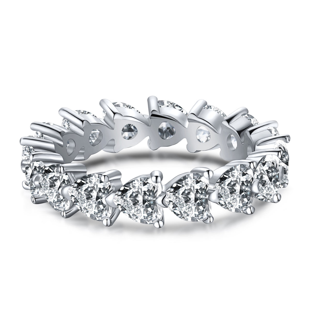 [Charm Aries Jewelry]0.25 Carat Radiant Romance Heart Cut Lover Ring