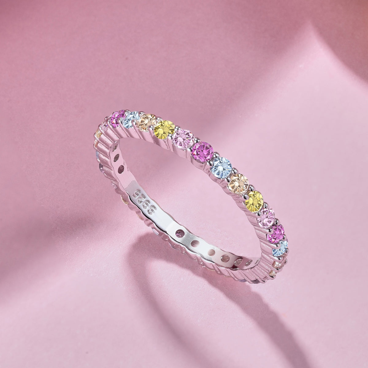 [Charm Aries Jewelry]Elegant Vivid Round Cut Daily Ring