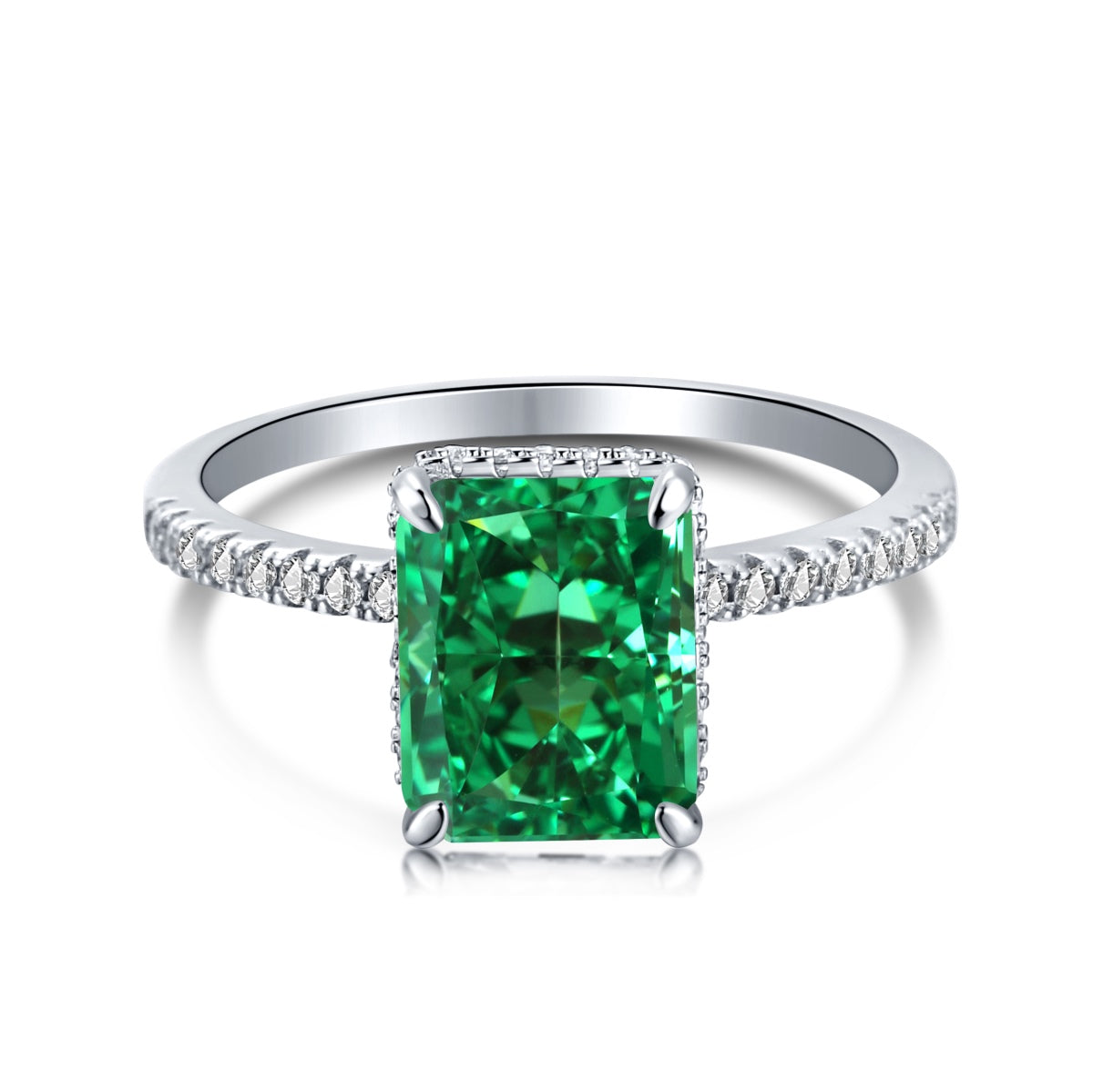 [Charm Aries Jewelry]4.0 Carat Luxurious Engagement Ring