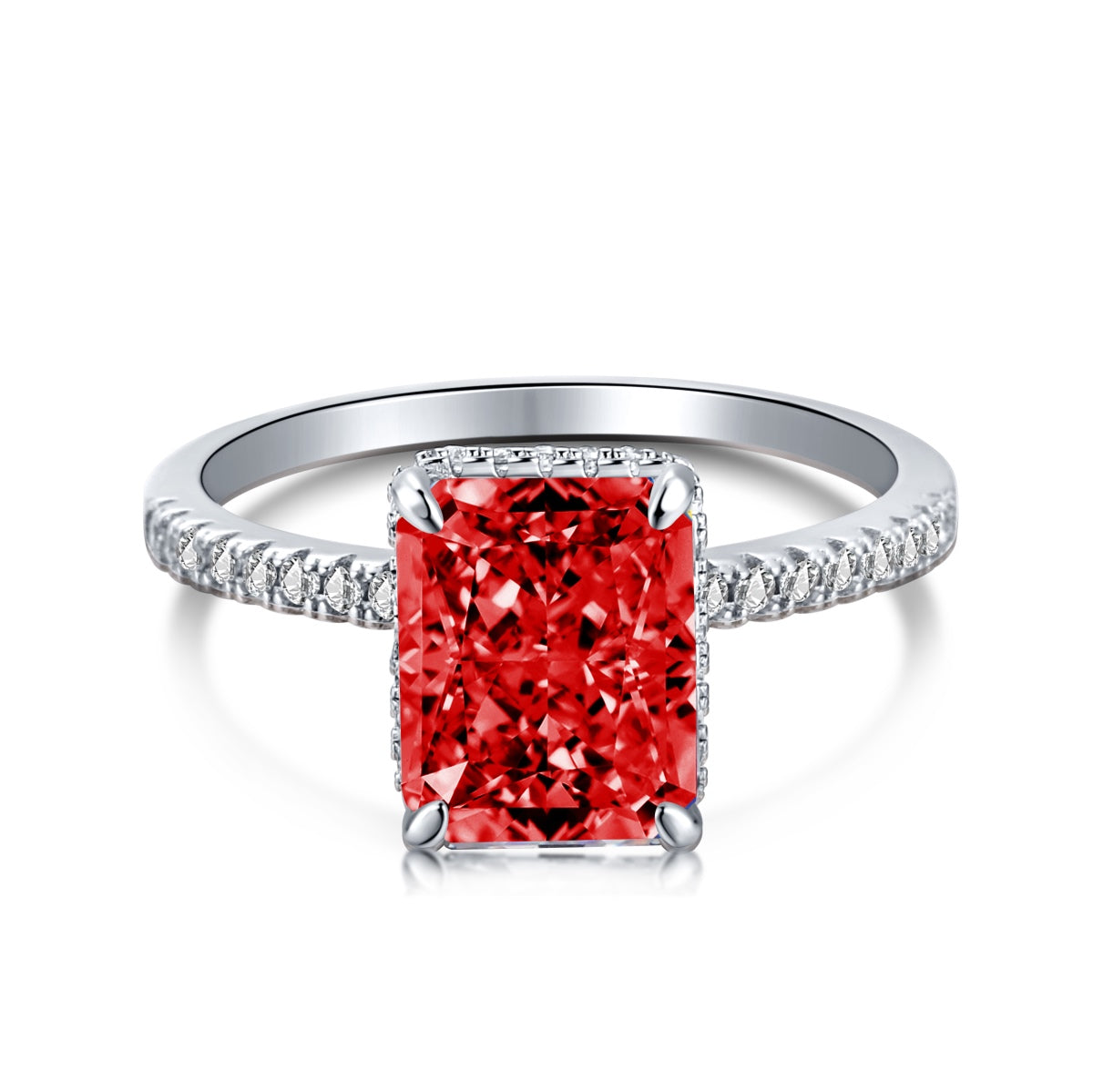 [Charm Aries Jewelry]4.0 Carat Luxurious Engagement Ring