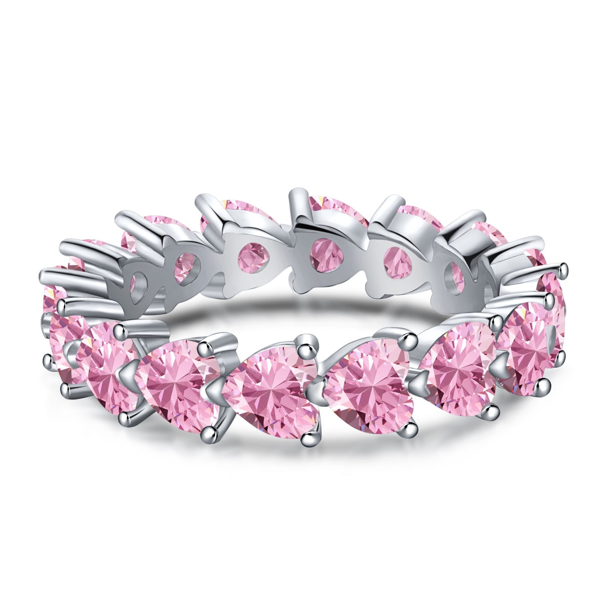 [Charm Aries Jewelry]0.25 Carat Radiant Romance Heart Cut Lover Ring