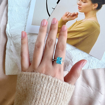 [Charm Aries Jewelry]4.0 Carat Luxurious Engagement Ring