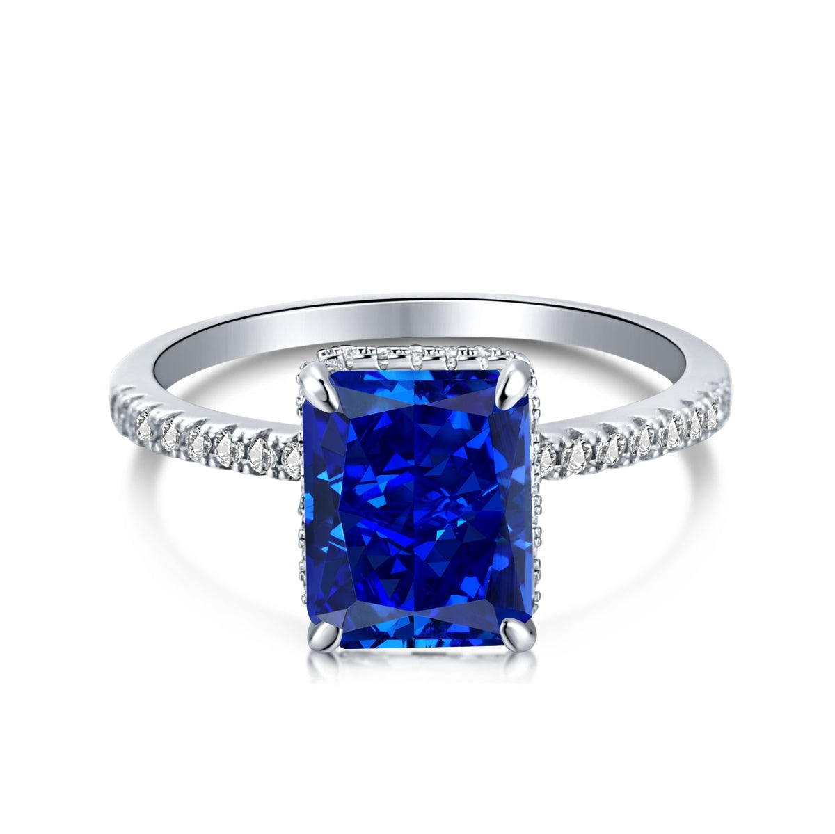 [Charm Aries Jewelry]4.0 Carat Luxurious Engagement Ring