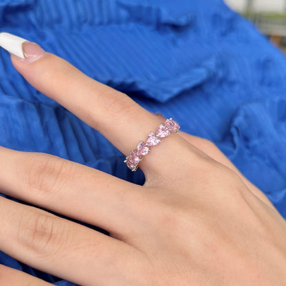 [Charm Aries Jewelry]0.25 Carat Radiant Romance Heart Cut Lover Ring