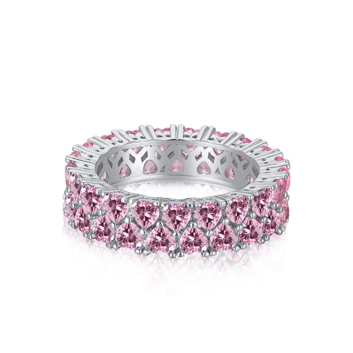 [Charm Aries Jewelry]Sparkling Full Heart Ring