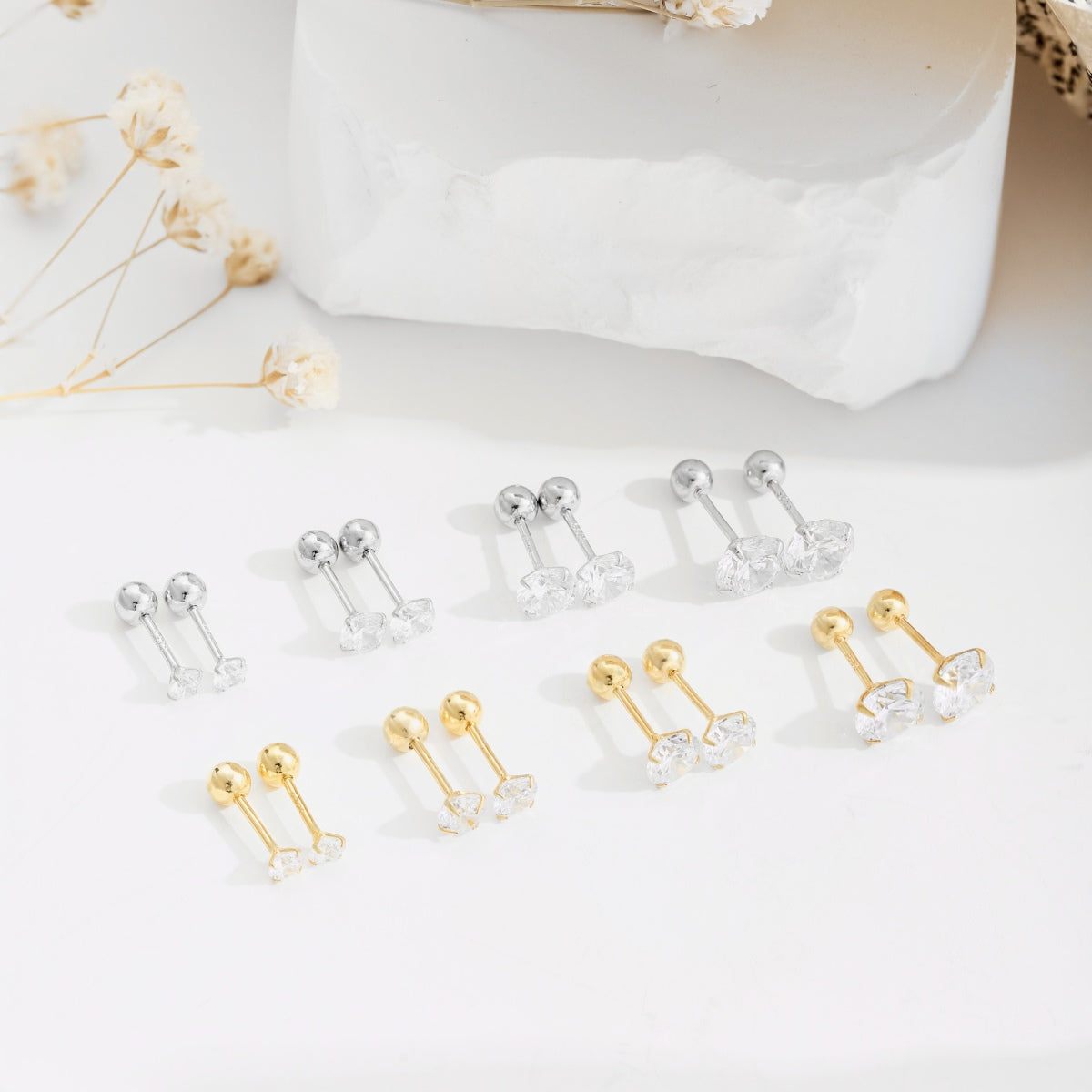 [Charm Aries Jewelry]Unique U-Shaped Ear Bone Earrings