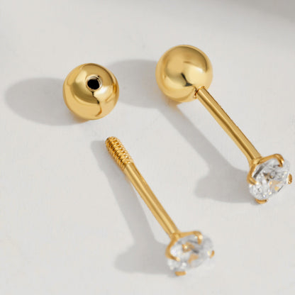 [Charm Aries Jewelry]Unique U-Shaped Ear Bone Earrings