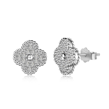 [Charm Aries Jewelry]Four Leaf Clover Fashion Earrings