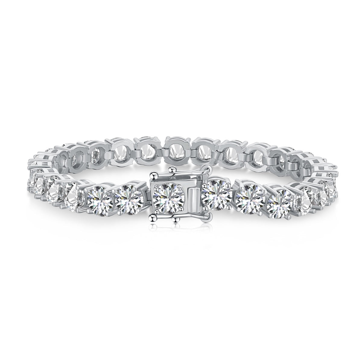 [Charm Aries Jewelry]0.75 Carat Dazzling Round Cut Wedding Bracelet