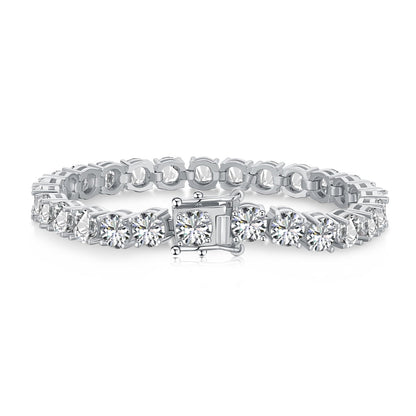 [Charm Aries Jewelry]0.75 Carat Dazzling Round Cut Wedding Bracelet
