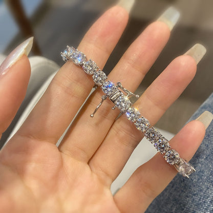 [Charm Aries Jewelry]0.75 Carat Dazzling Round Cut Wedding Bracelet
