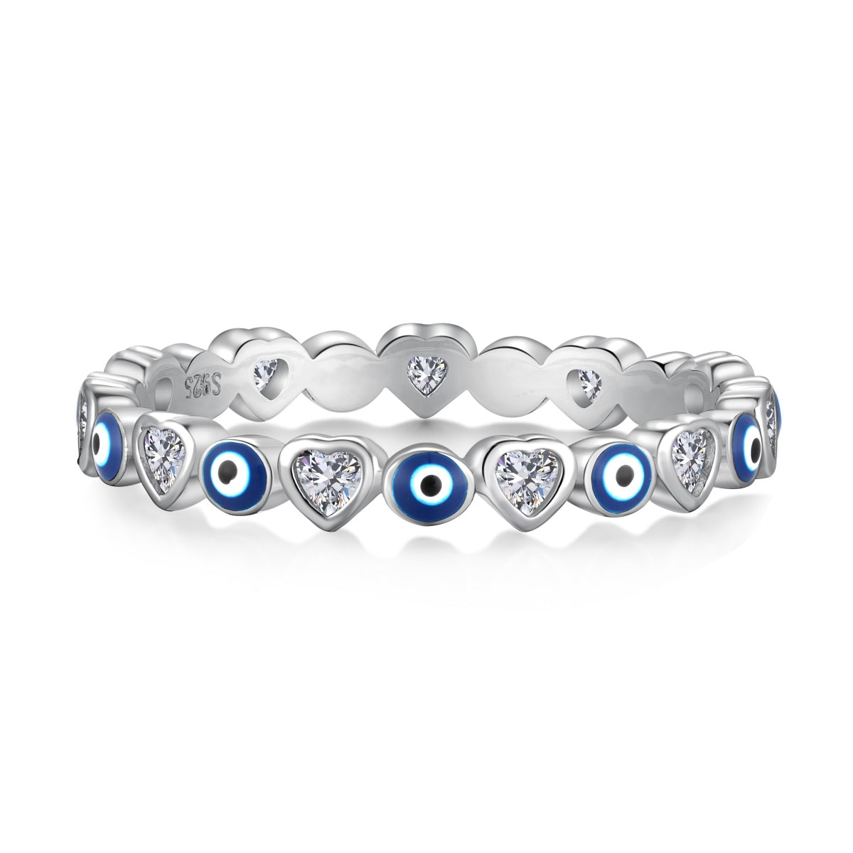 [Charm Aries Jewelry]Radiant Colorful Round Shape Daily Ring