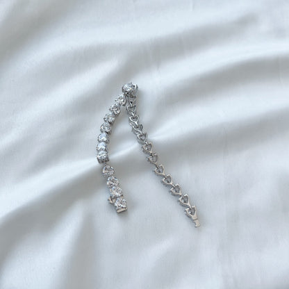 [Charm Aries Jewelry]0.75 Carat Elegant Romantic Heart Shape Lover Bracelet