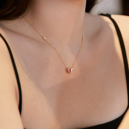 [Charm Aries Jewelry]Unique Heart Shape Necklace
