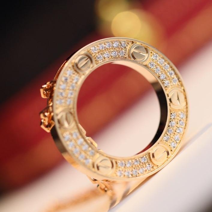 [Charm Aries Jewelry]LOVE NECKLACE ADJUSTABLE ROSE GOLD