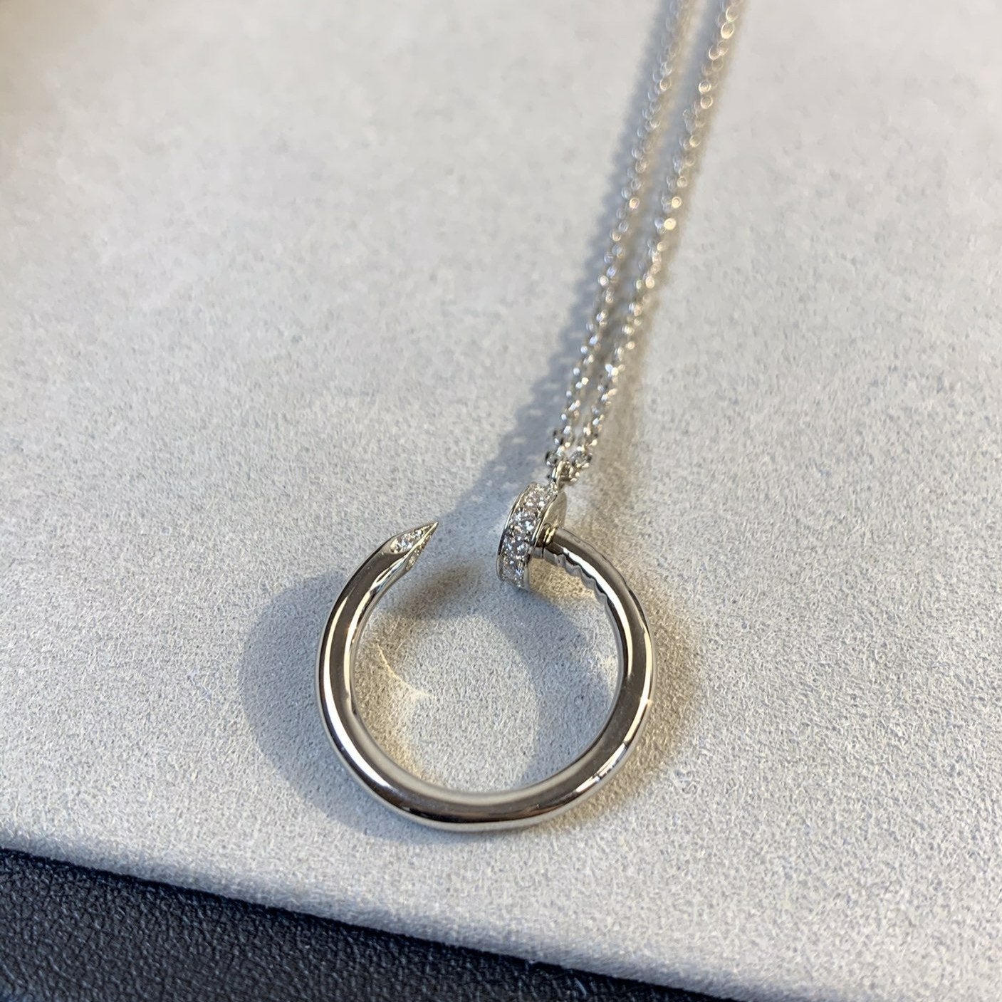 [Charm Aries Jewelry]JUSTE NECKLACE SILVER