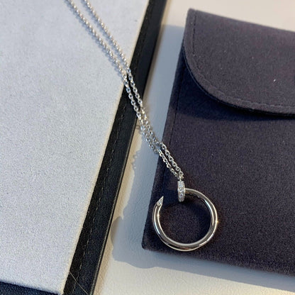 [Charm Aries Jewelry]JUSTE NECKLACE SILVER