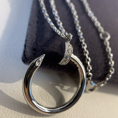 [Charm Aries Jewelry]JUSTE NECKLACE SILVER