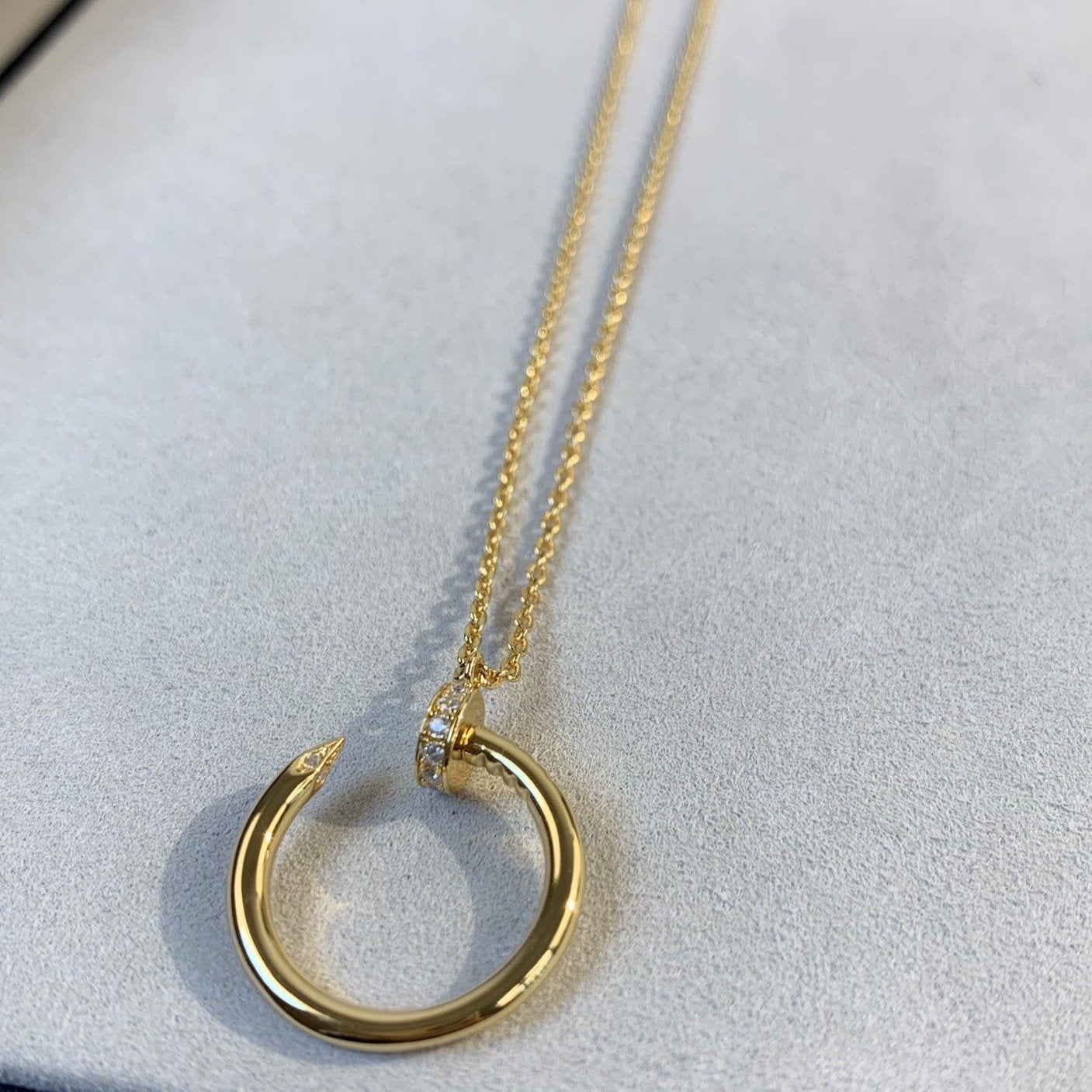 [Charm Aries Jewelry]JUSTE NECKLACE GOLD