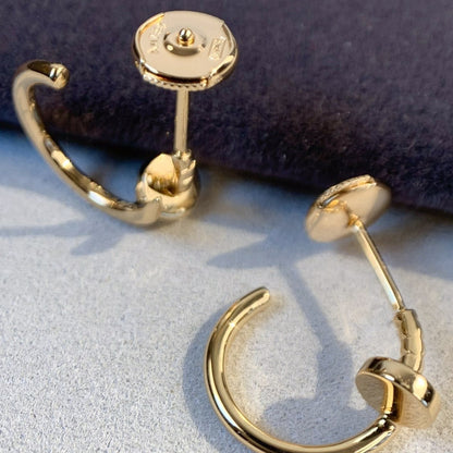 [Charm Aries Jewelry]JUSTE EARRINGS PINK GOLD
