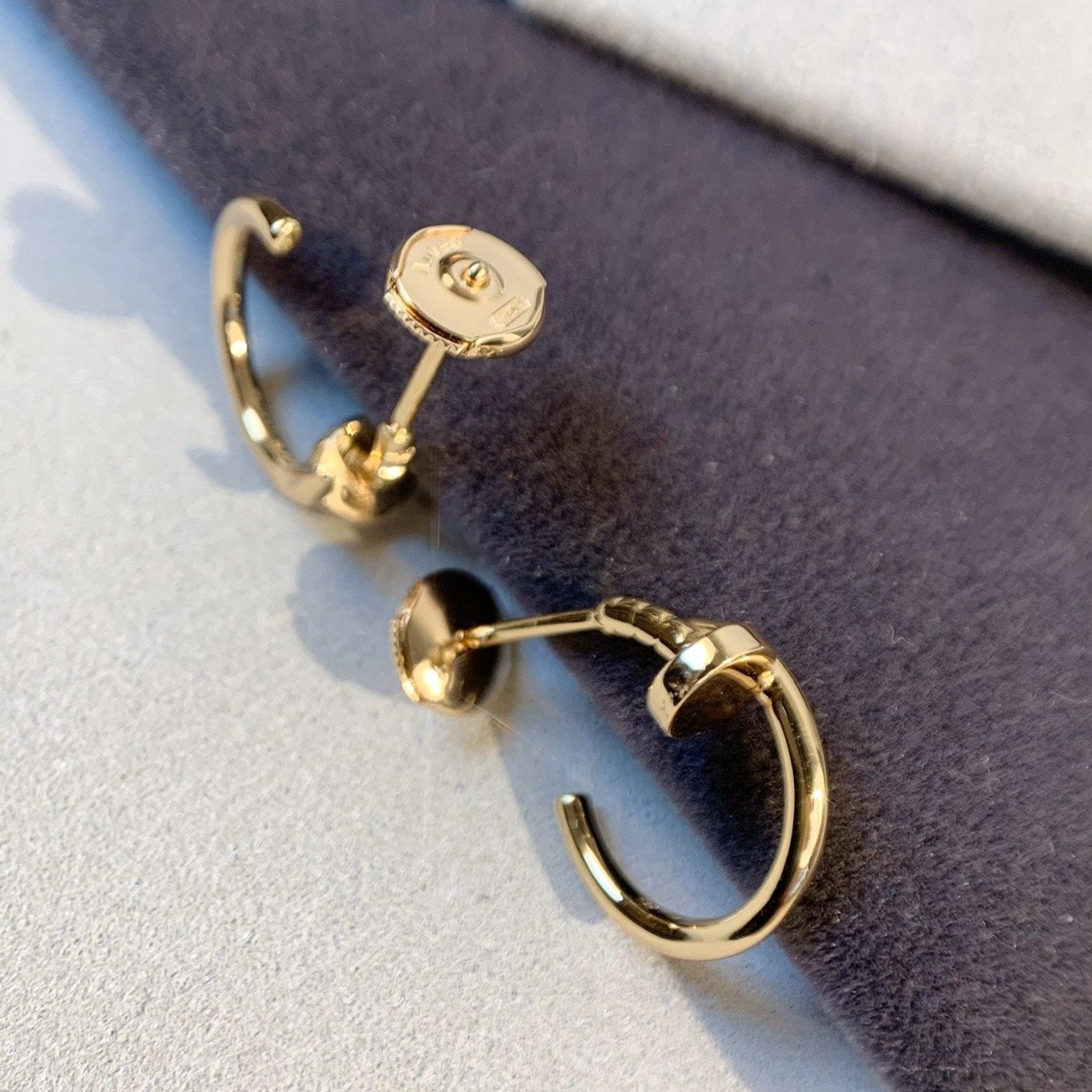 [Charm Aries Jewelry]JUSTE EARRINGS PINK GOLD