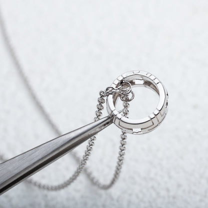 [Charm Aries Jewelry]PARENTESI NECKLACE SILVER