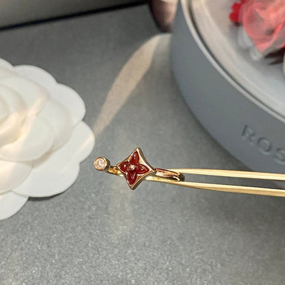 [Charm Aries Jewelry]STAR 1 DIAMOND OPEN RING