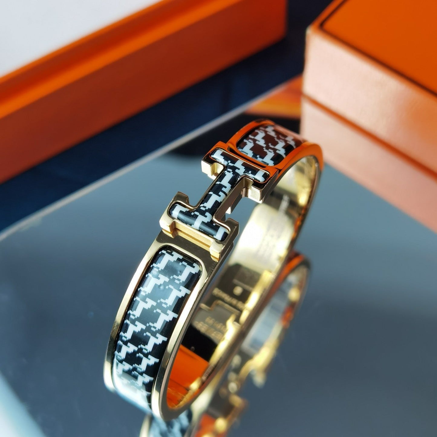 [Charm Aries Jewelry]H HORSE BRACELET 12MM