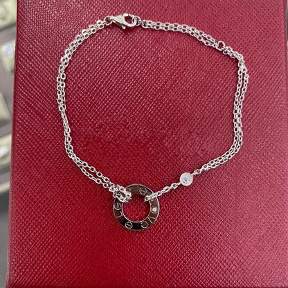 [Charm Aries Jewelry]LOVE BRACELET 2 DIAMOND