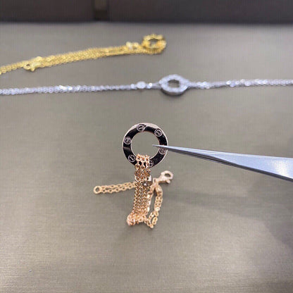 [Charm Aries Jewelry]LOVE BRACELET 2 DIAMOND