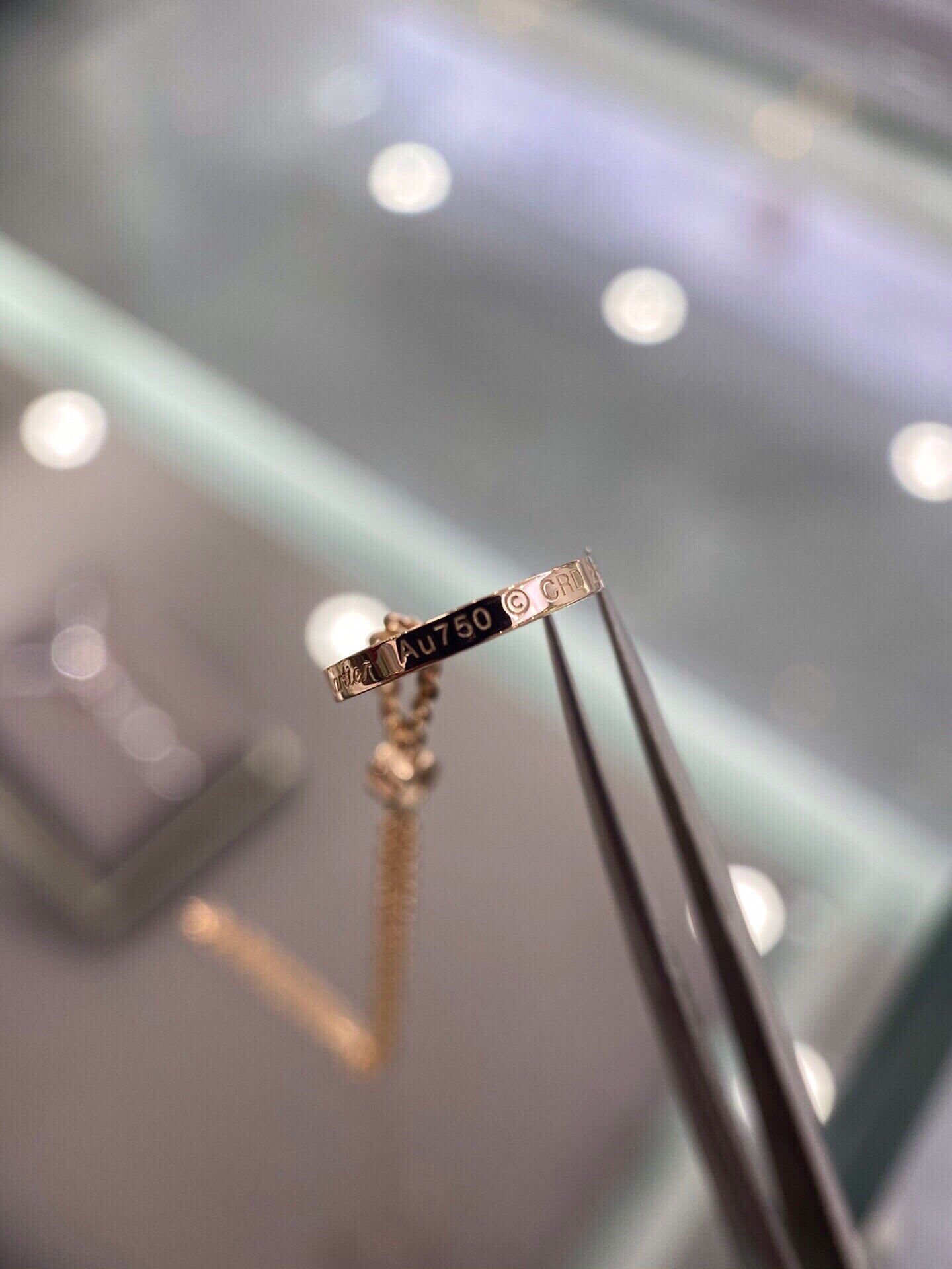 [Charm Aries Jewelry]LOVE BRACELET 2 DIAMOND