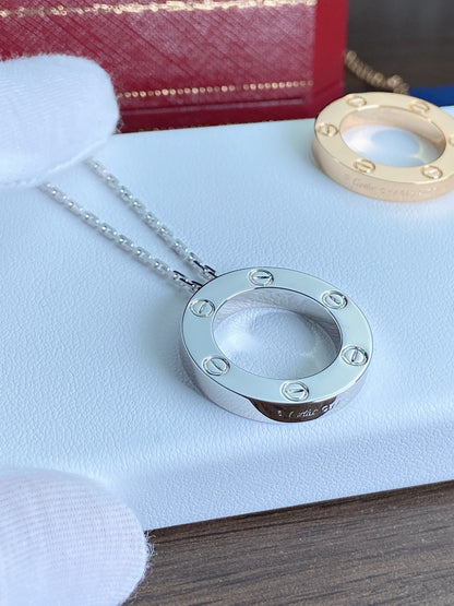 [Charm Aries Jewelry]LOVE NECKLACE 16MM
