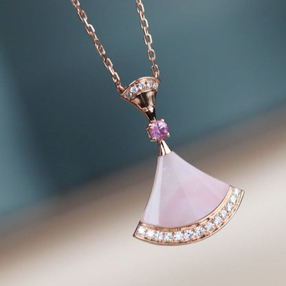 [Charm Aries Jewelry]DREAM NECKLACE PINK MOP DIAMOND