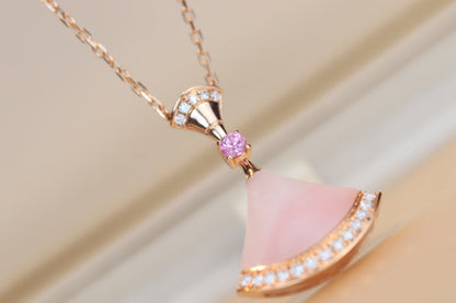 [Charm Aries Jewelry]DREAM NECKLACE PINK MOP DIAMOND