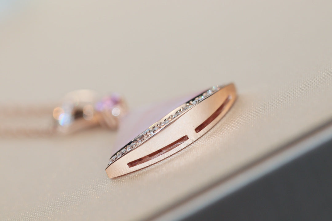 [Charm Aries Jewelry]DREAM NECKLACE PINK MOP DIAMOND