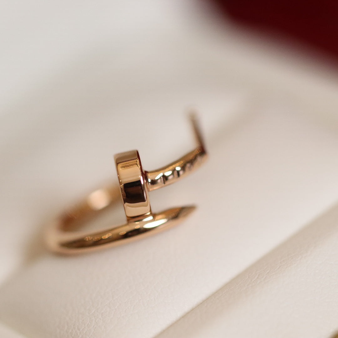 [Charm Aries Jewelry]JUSTE EARRINGS PINK GOLD
