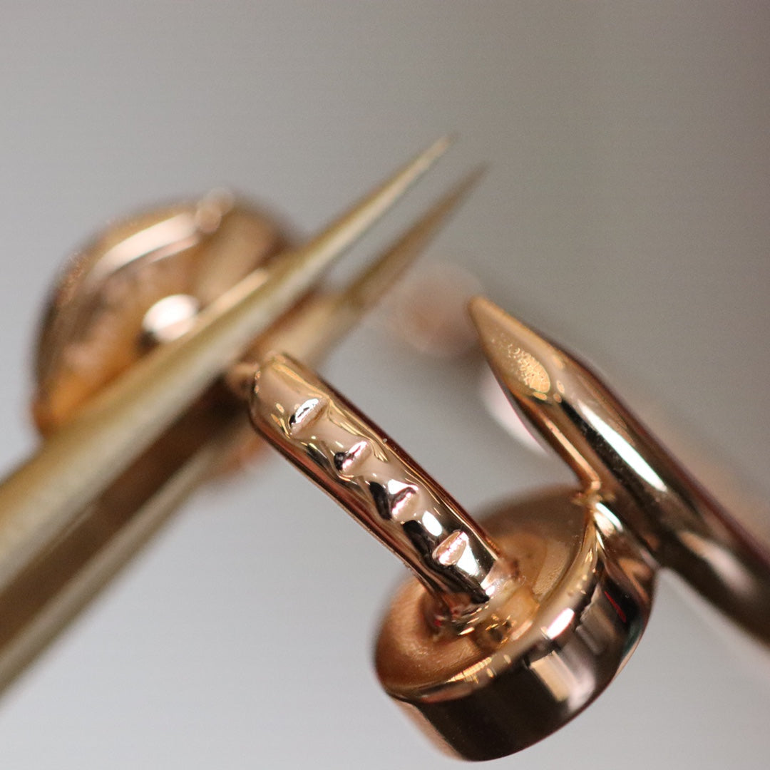[Charm Aries Jewelry]JUSTE EARRINGS PINK GOLD