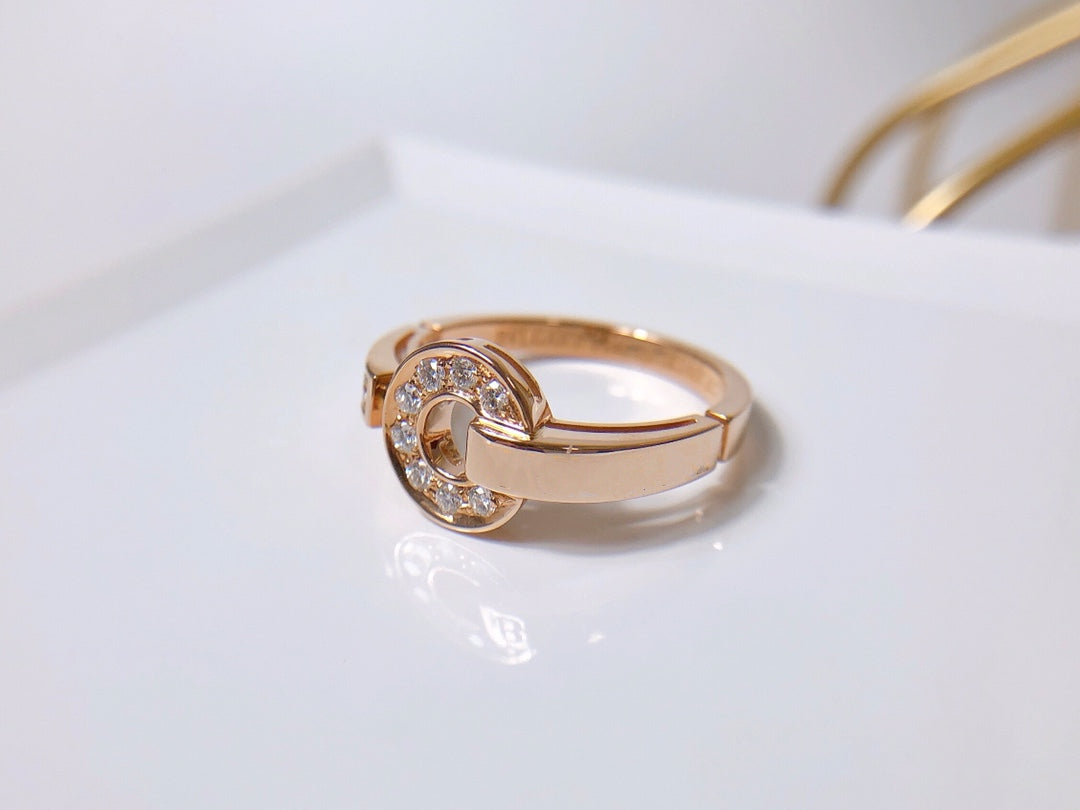 [Charm Aries Jewelry]DREAM RING DIAMOND PINK GOLD