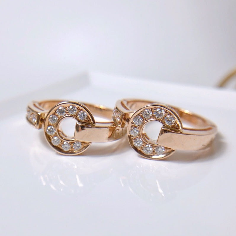 [Charm Aries Jewelry]DREAM RING DIAMOND PINK GOLD