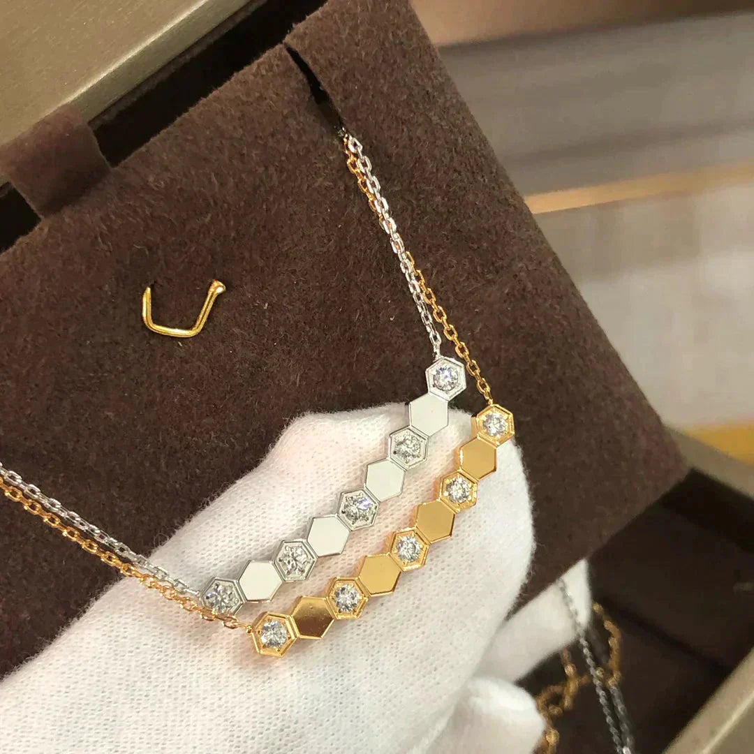 [Charm Aries Jewelry]BEE LOVE NECKLACE DIAMOND