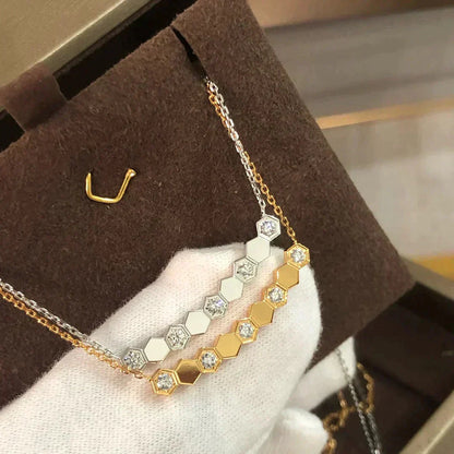 [Charm Aries Jewelry]BEE LOVE NECKLACE DIAMOND