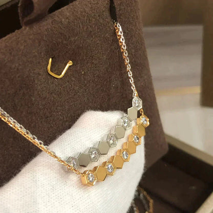[Charm Aries Jewelry]BEE LOVE NECKLACE DIAMOND